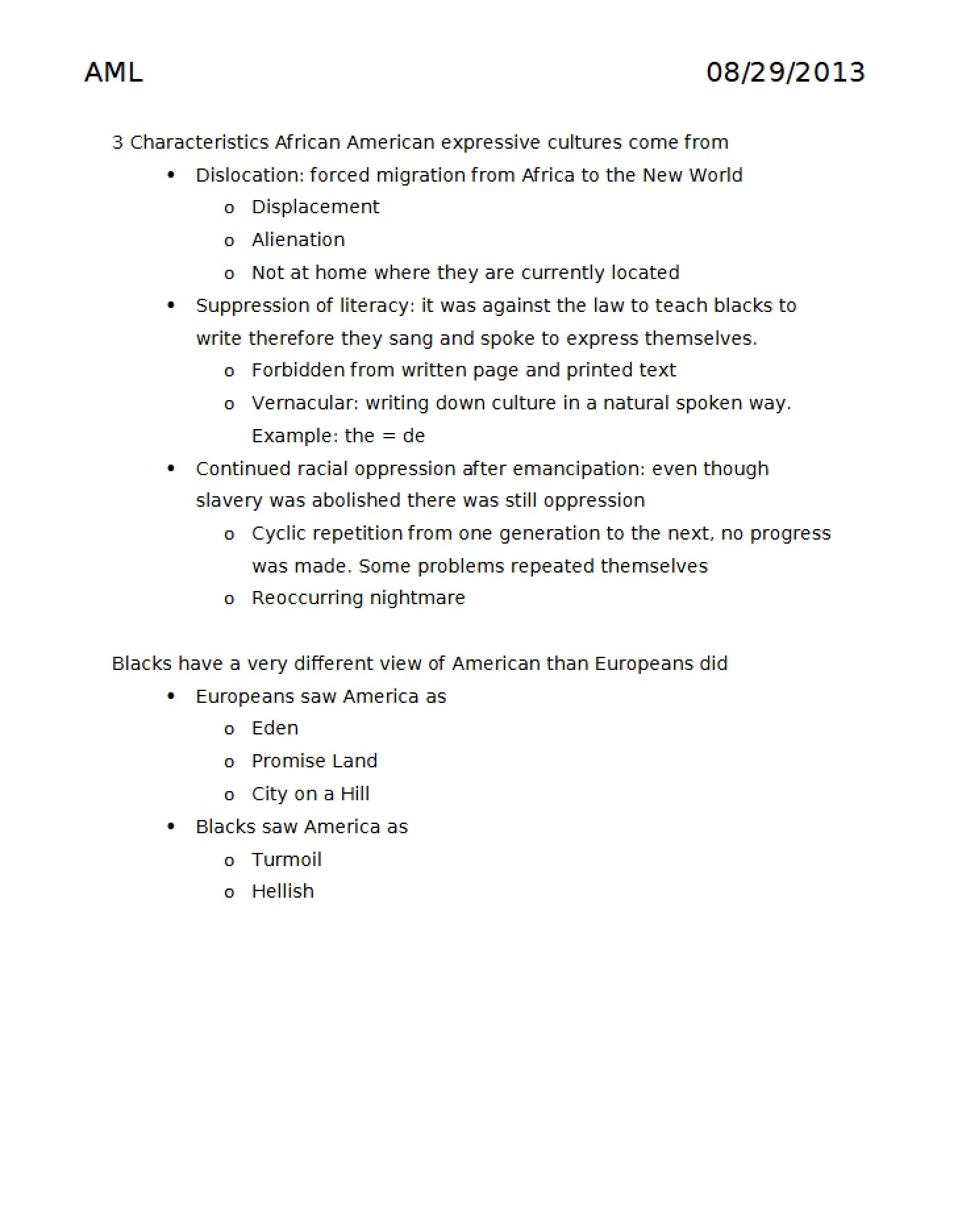 Classroom Instructional Highlights