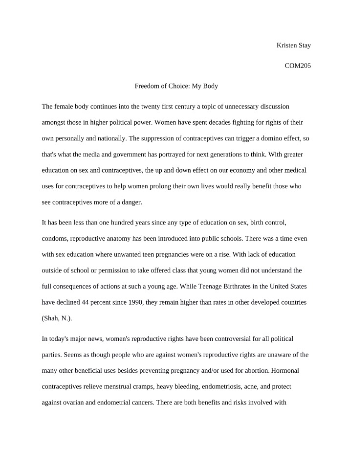 Importance of Women's Reproductive Rights Beyond Pregnancy