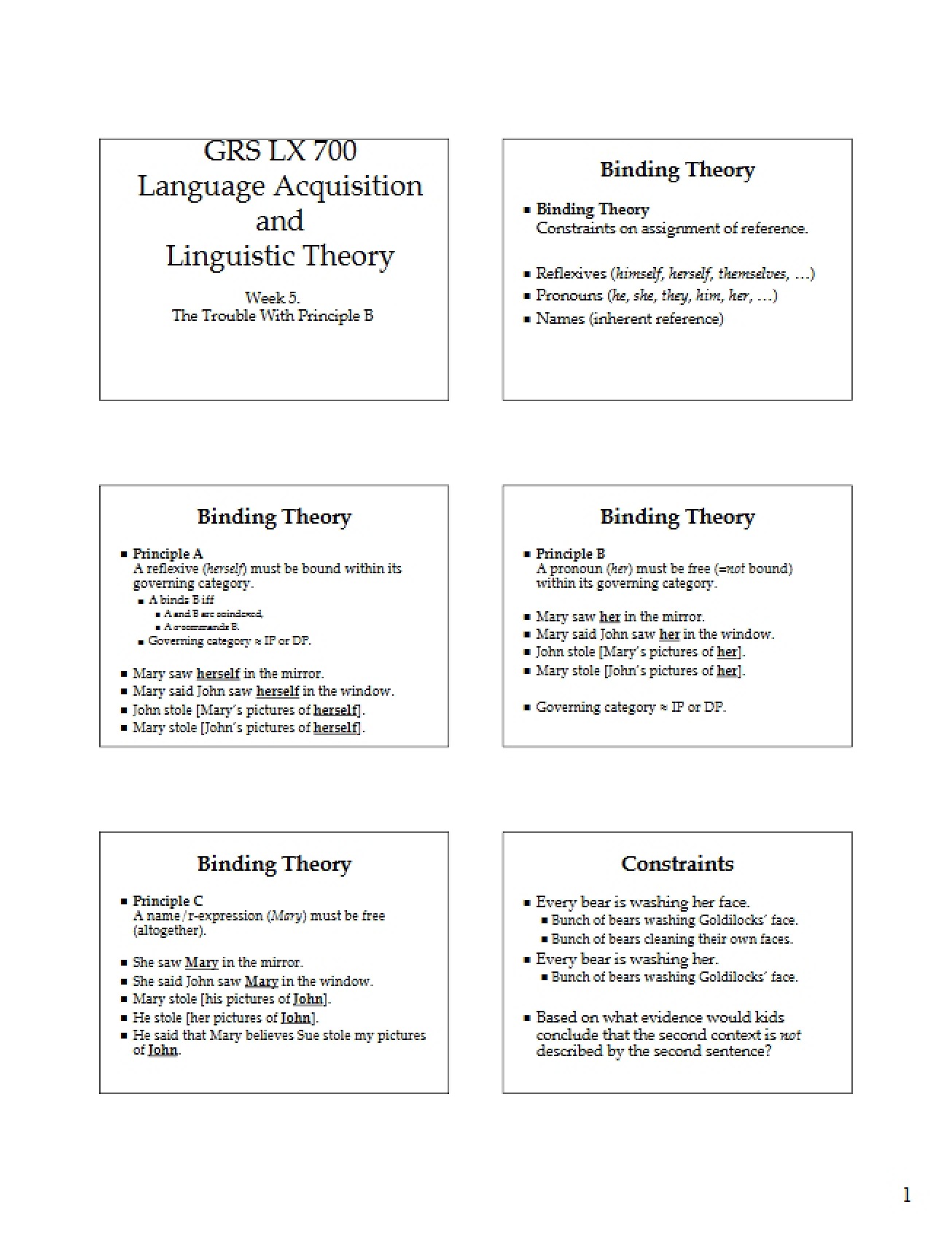 Principle B and its Problems