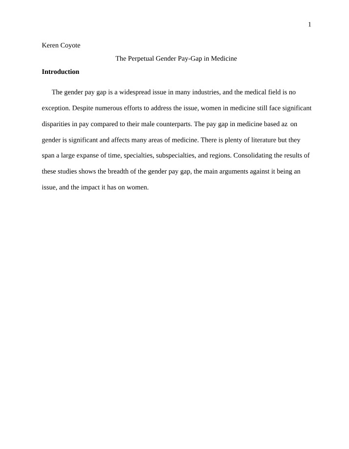 WGS 145 - Final Research Paper