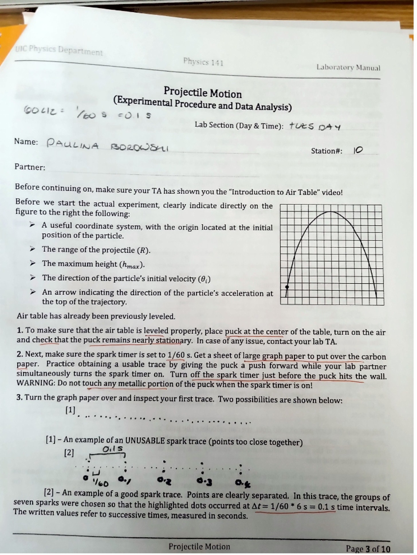 Projectile Motion (Lab 04)