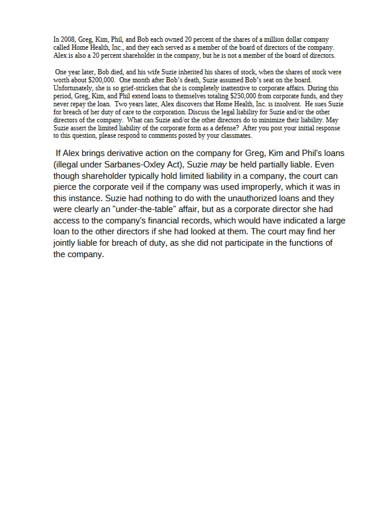 Week One Paper on Traditional and Nontraditional Litigation