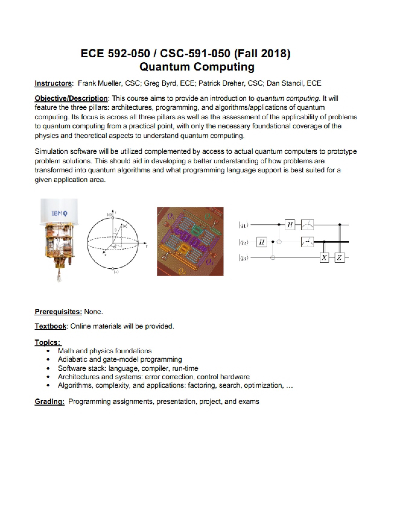 Computing with Quantum Mechanics