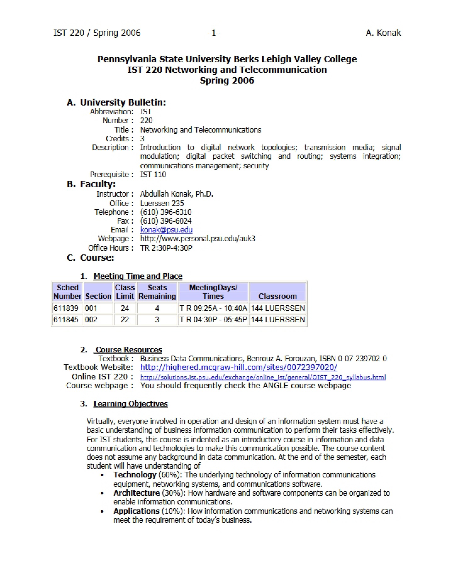 Telecommunications and Networking