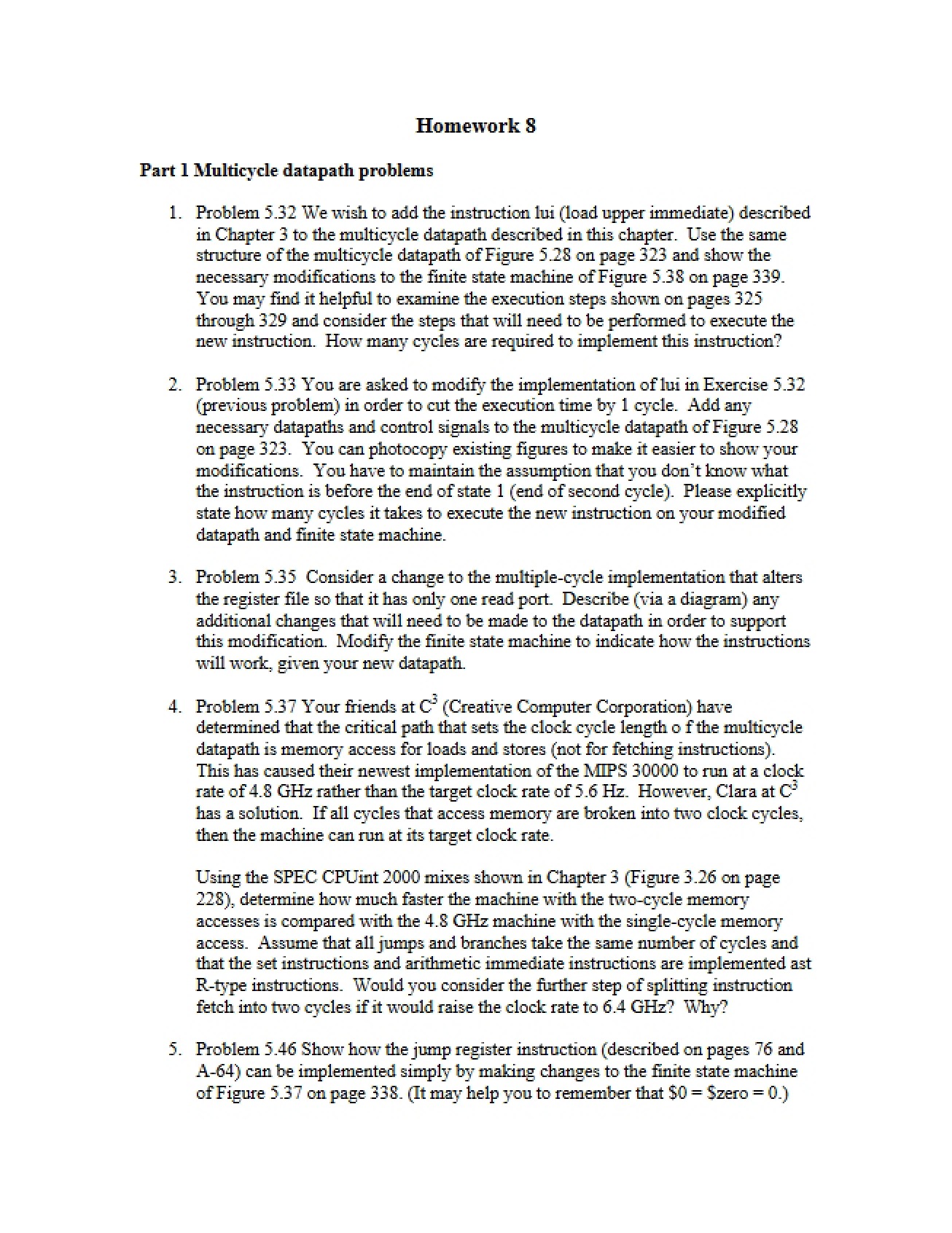 Eighth Homework for Computer Organization and Assembly Programming