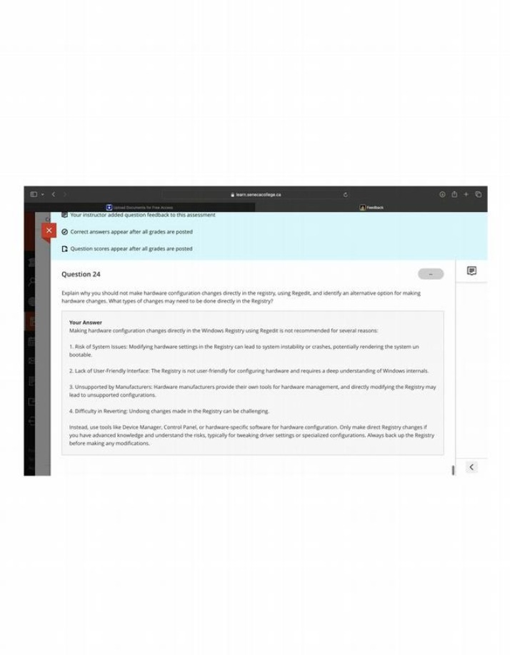 Risks of Making Hardware Changes in the Registry