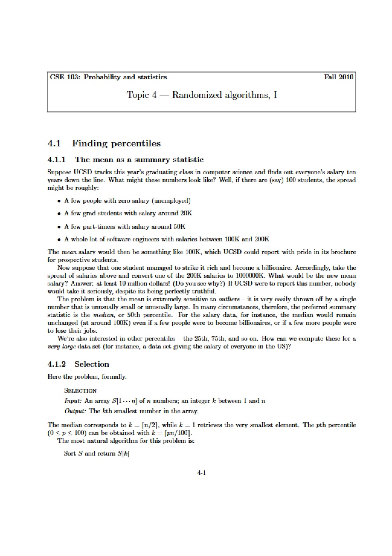 Principles of Computing with Randomization