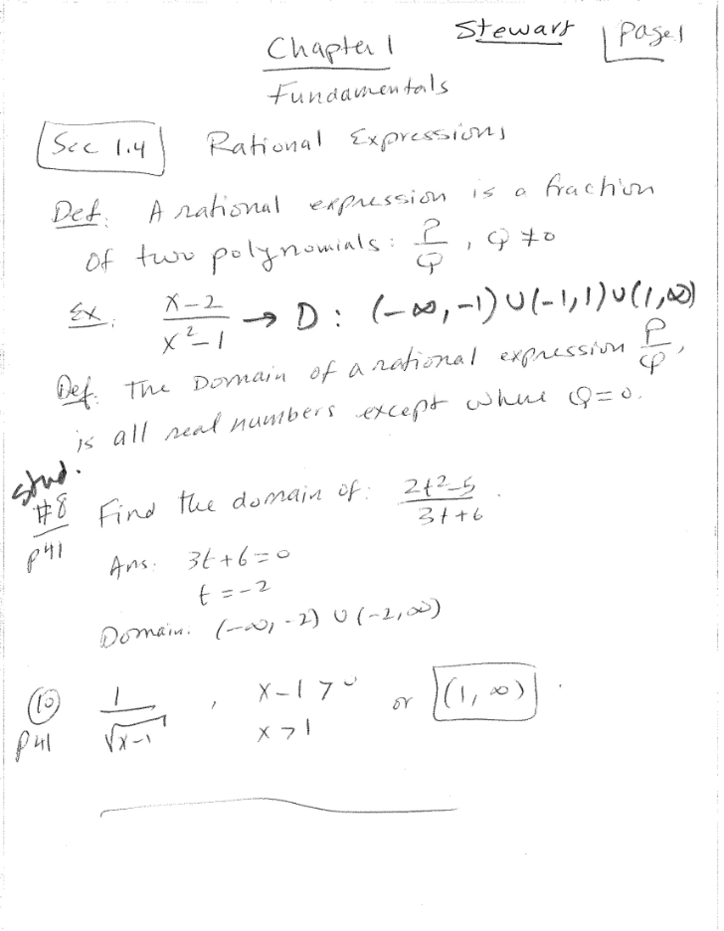 Course Notes
