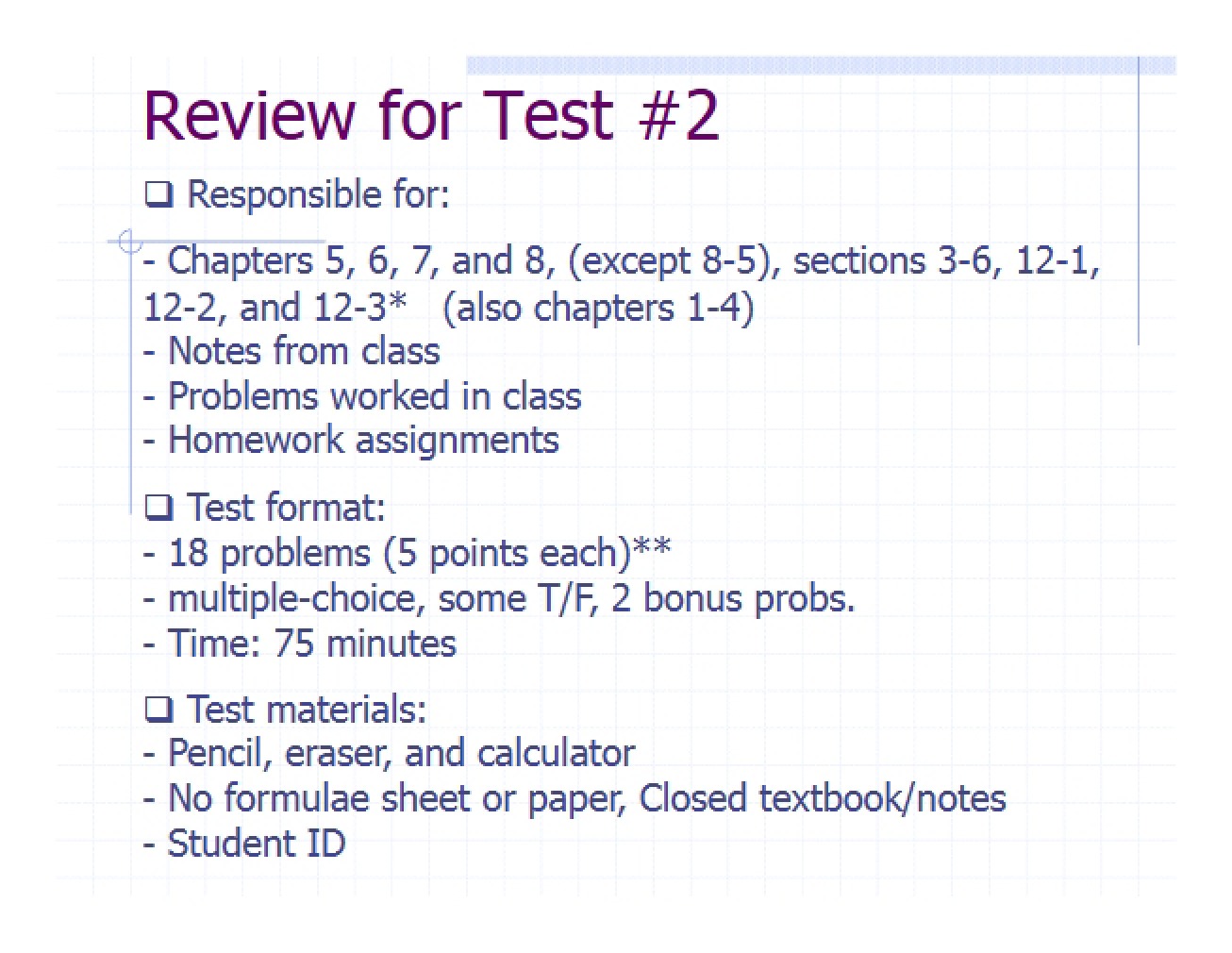 Review Section 2-1