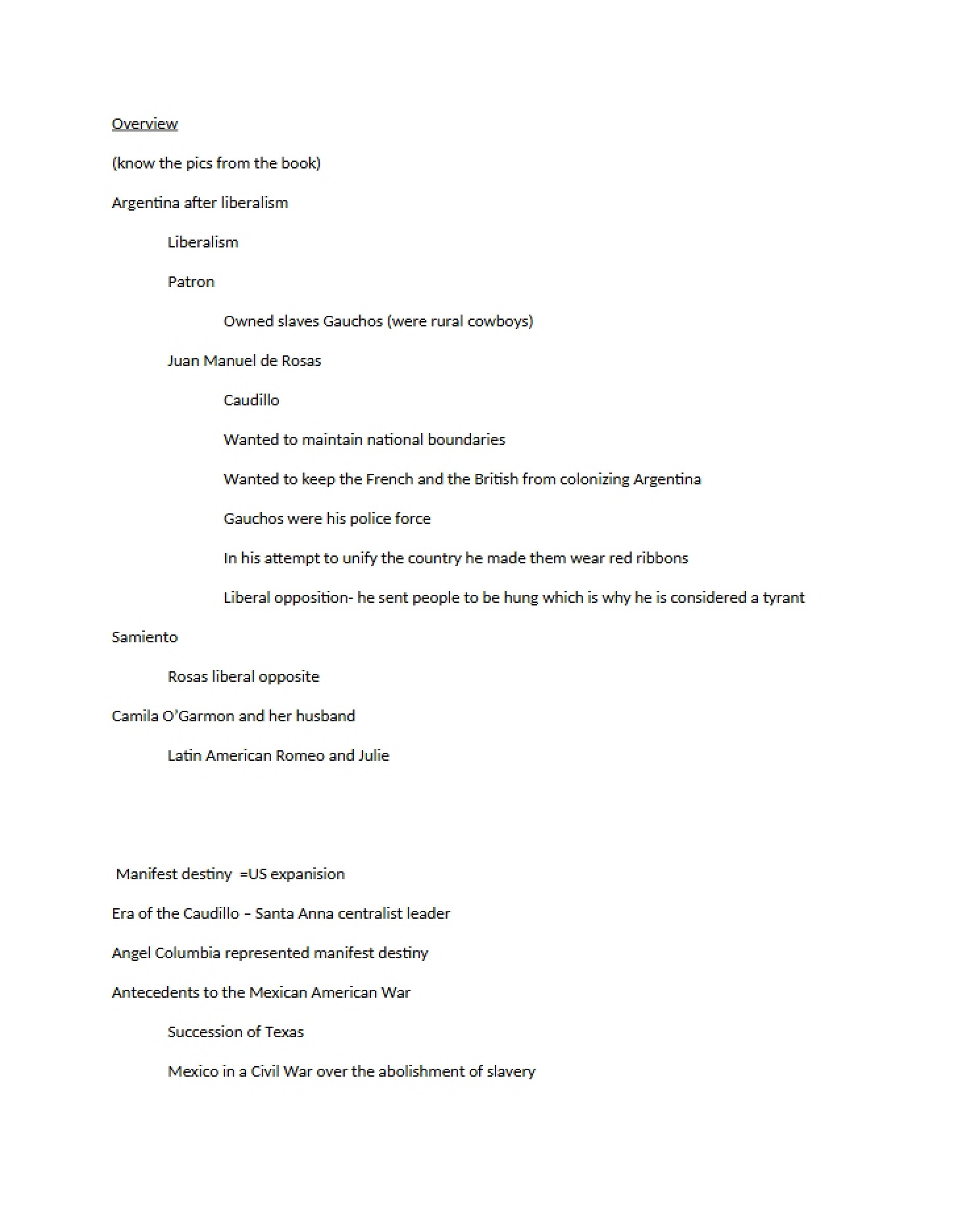 Annotated Class Content