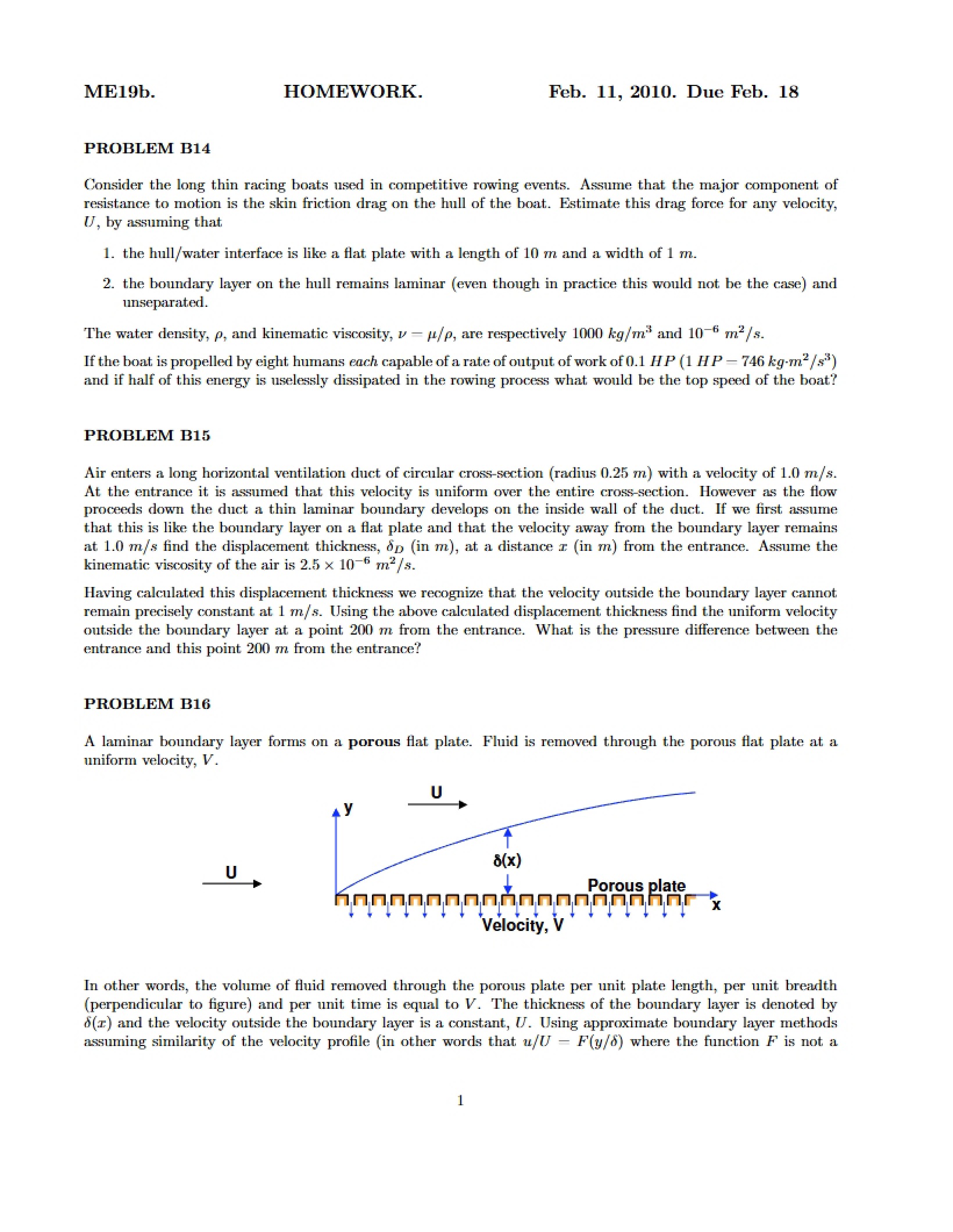 General Homework ME 19B