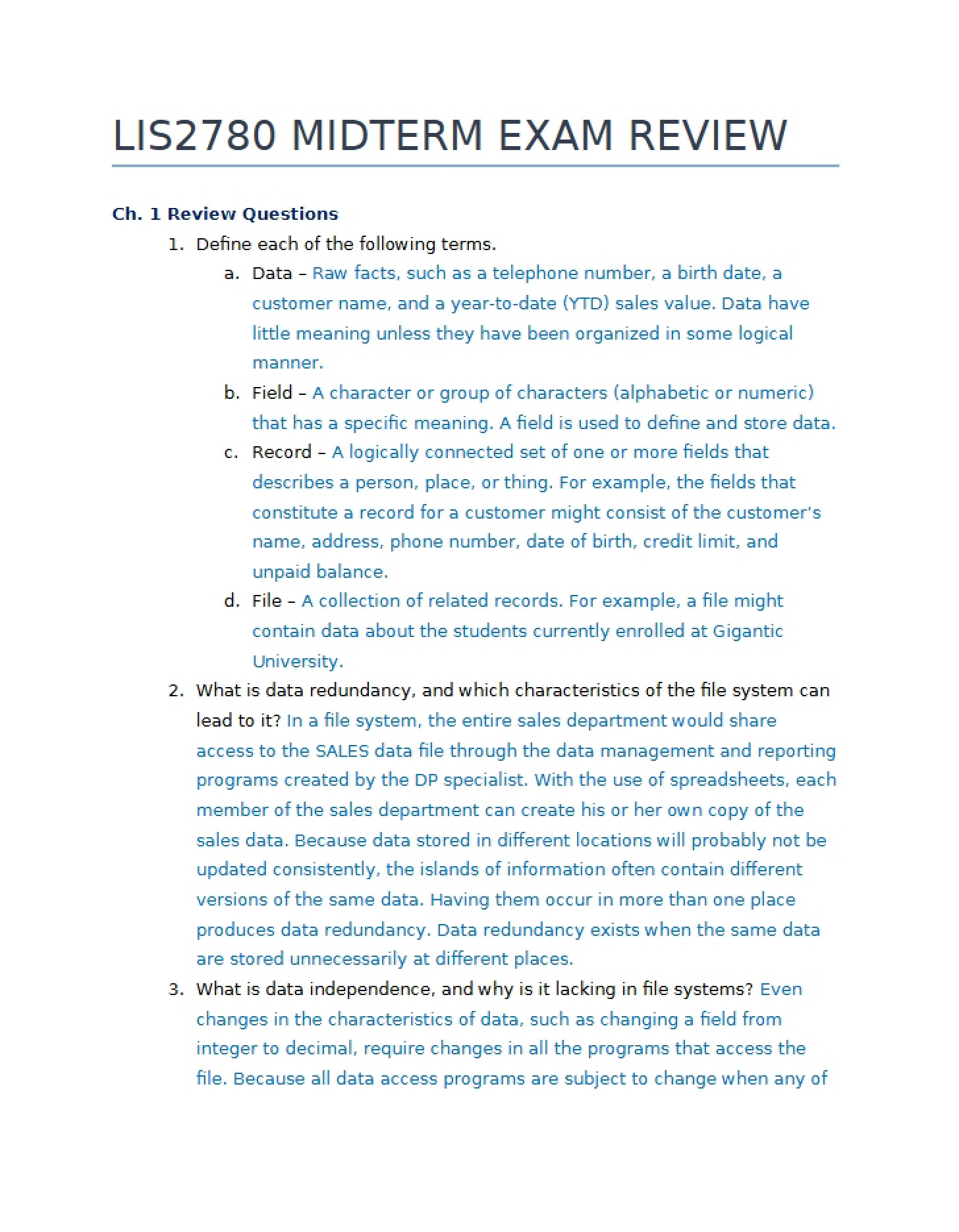 Midpoint Evaluation Recap Resource