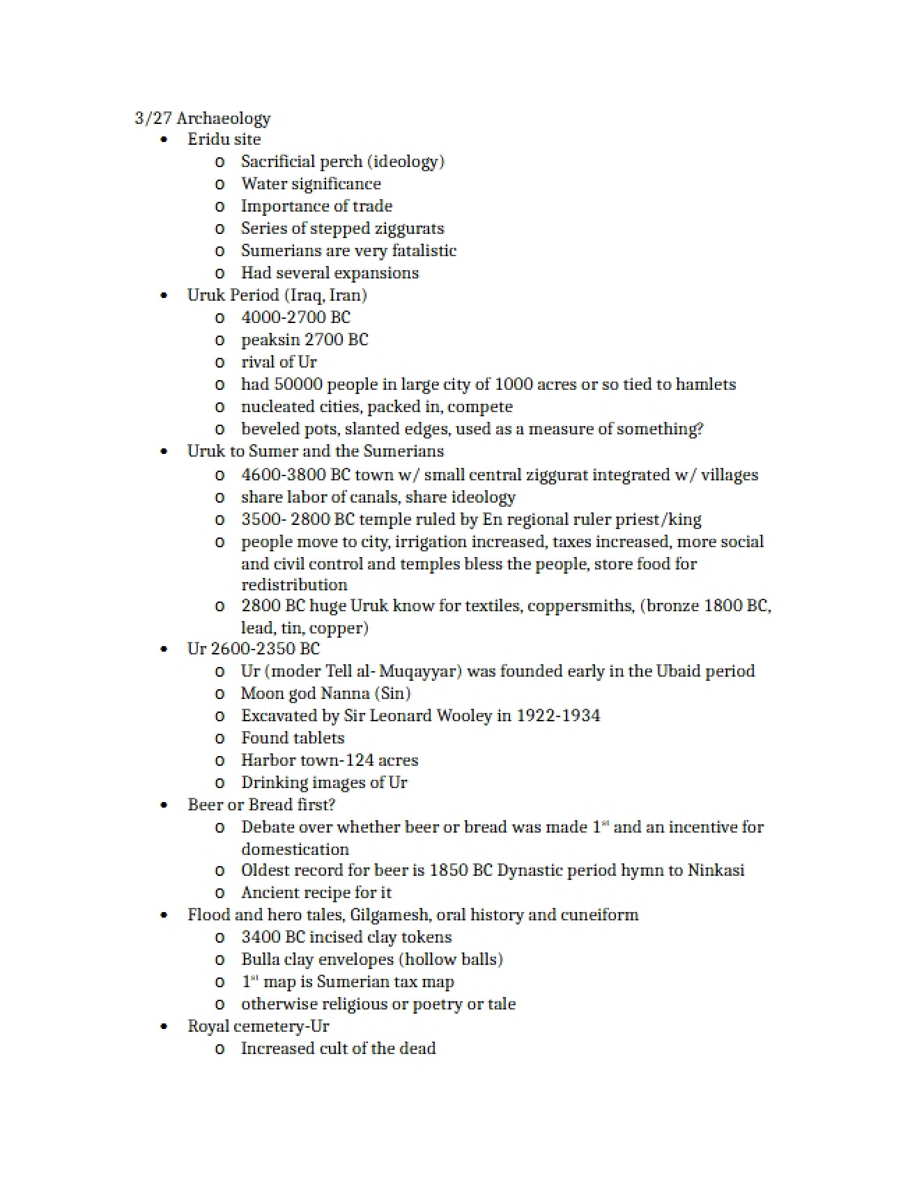 Module Four World Prehistory