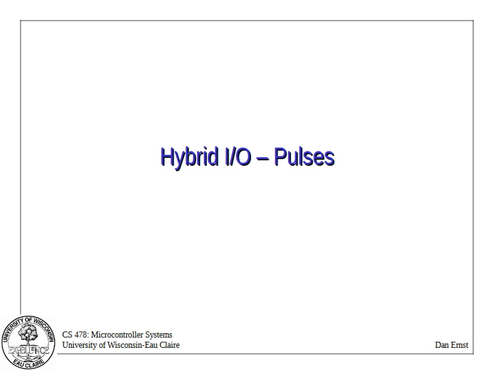 Pulses Hybrid IO