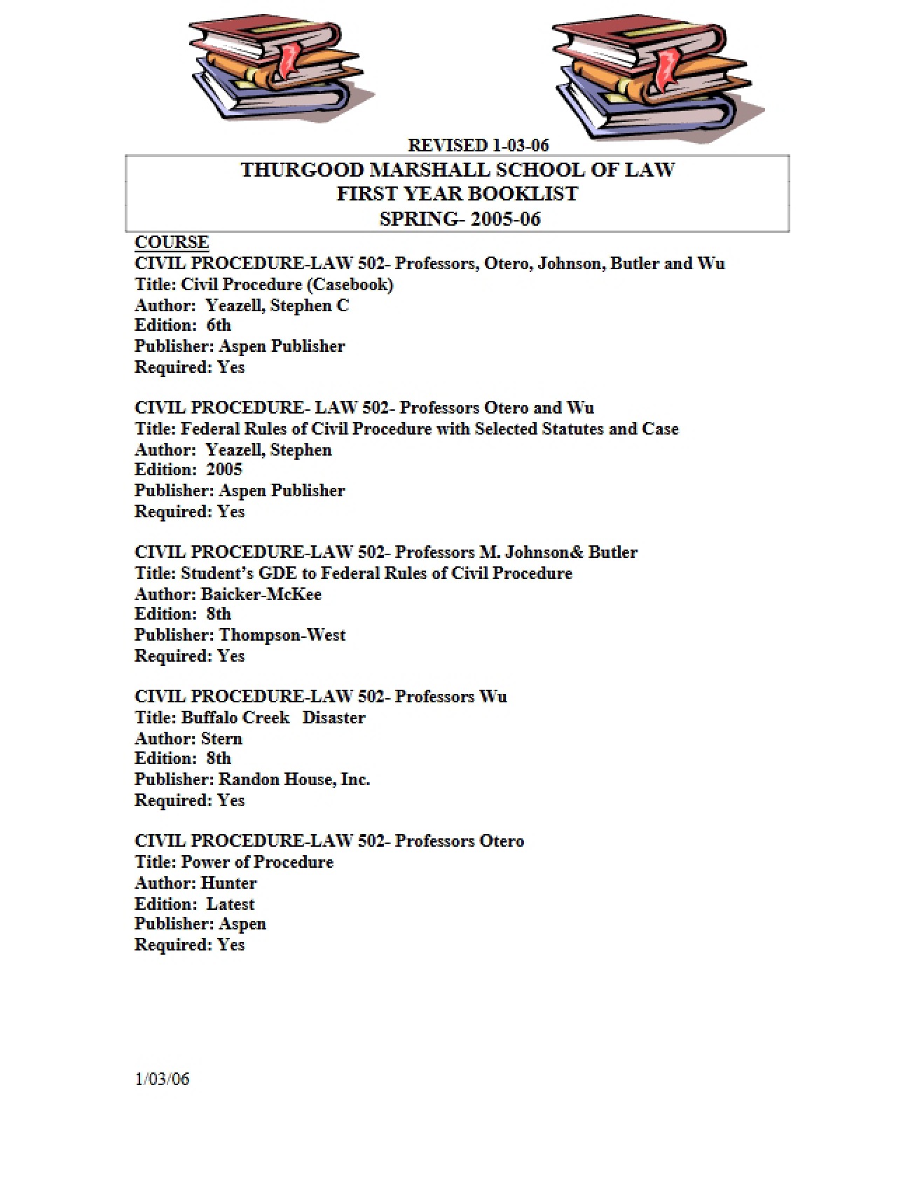 Course Information