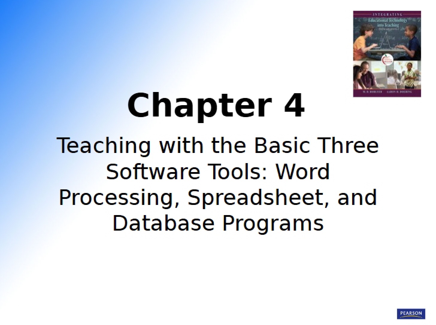 Basic Three Software Tools for Teaching