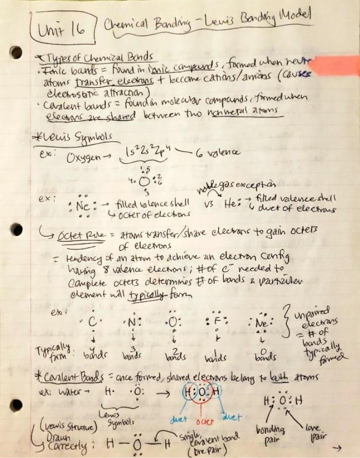Unit 16 - Lewis Bonding & Electronegativity