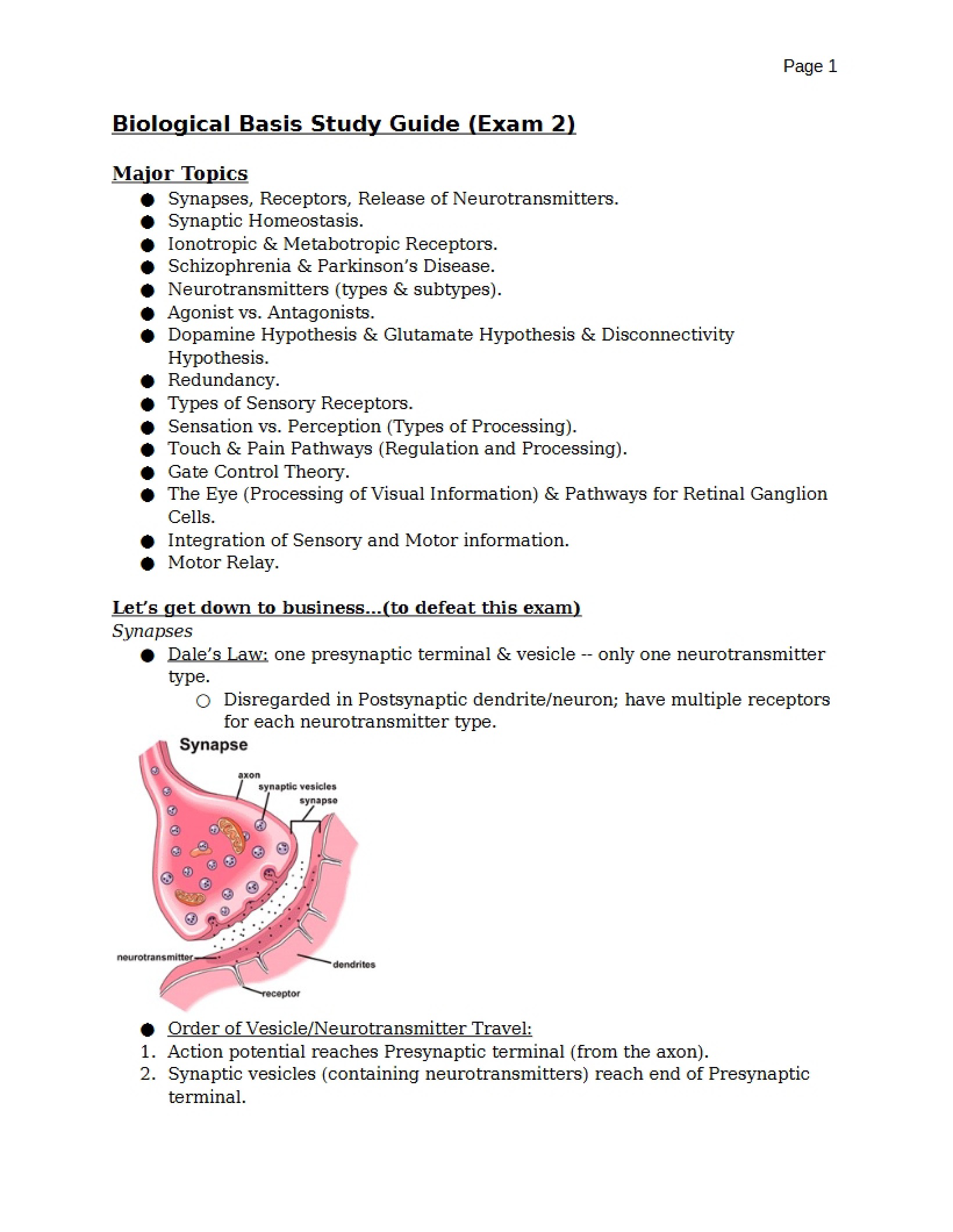Foundations in Biology