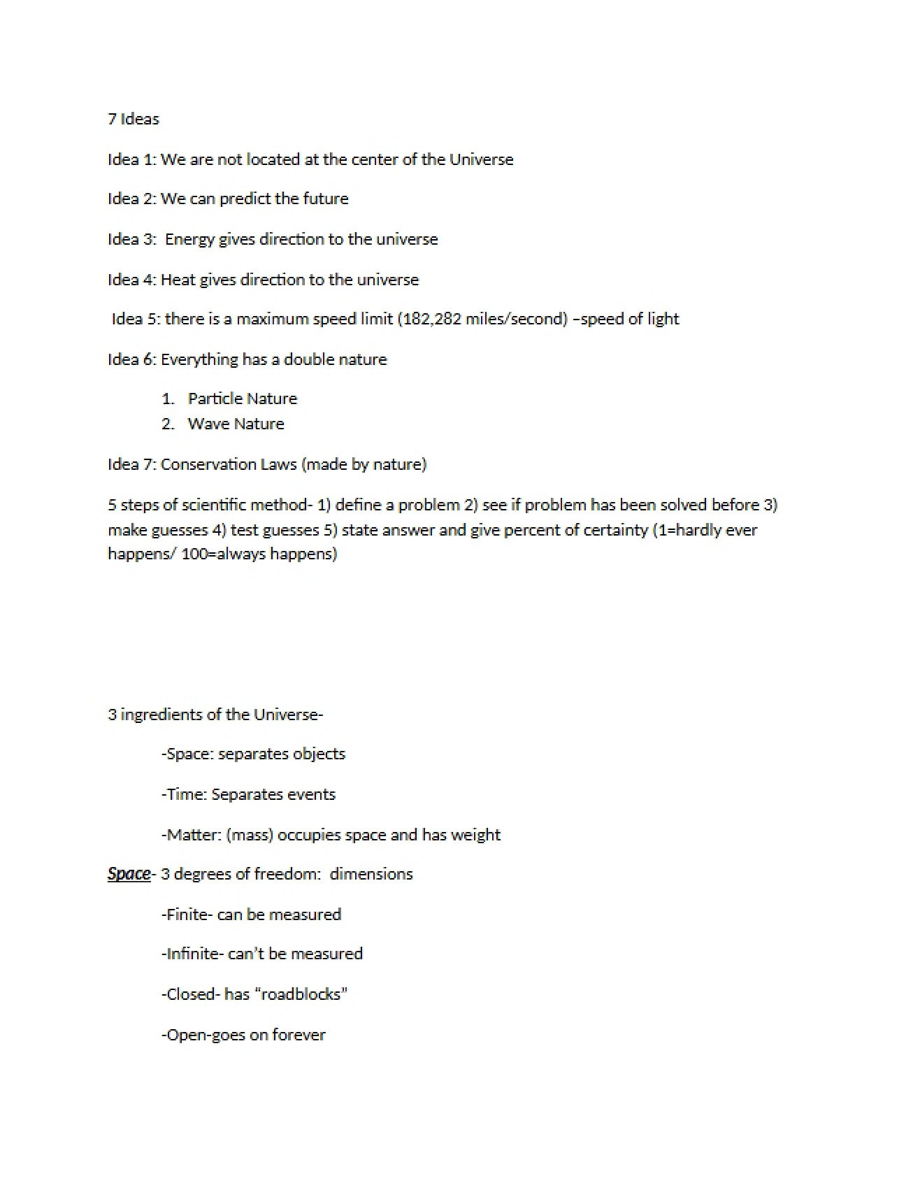 General Physics Notes