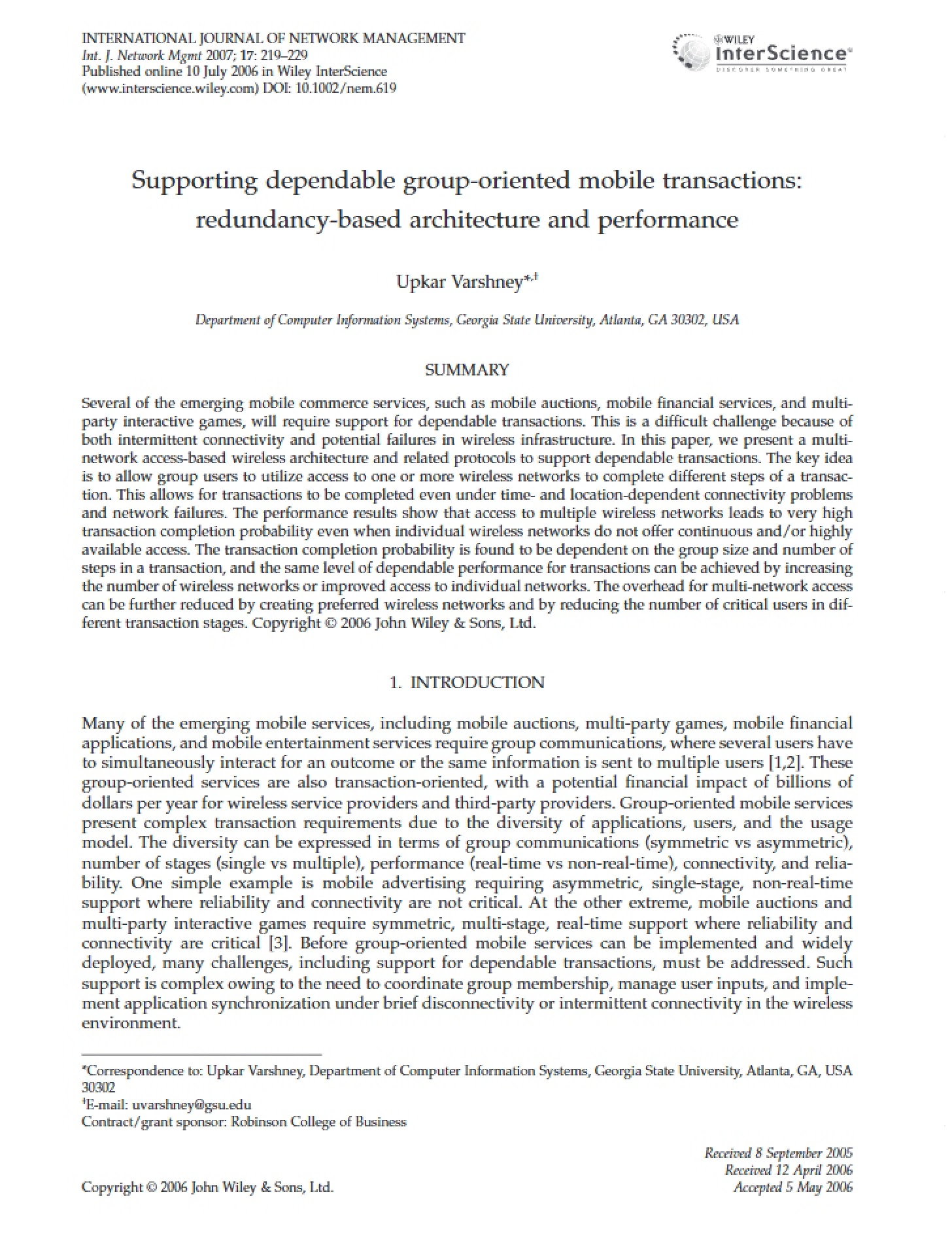 Group-Oriented Mobile Transactions Support