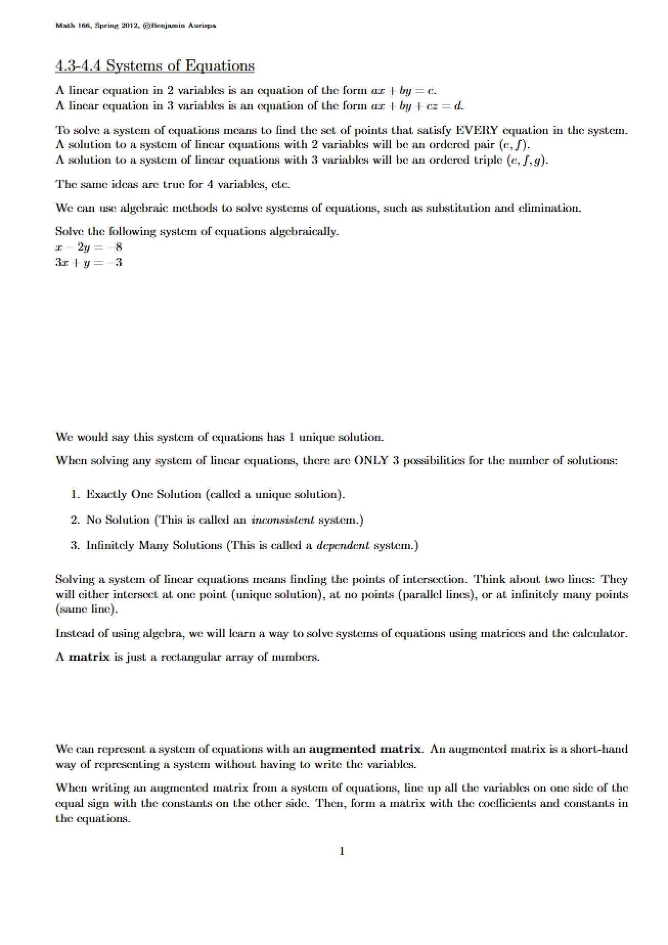 Chapter Four Sections Three and Four