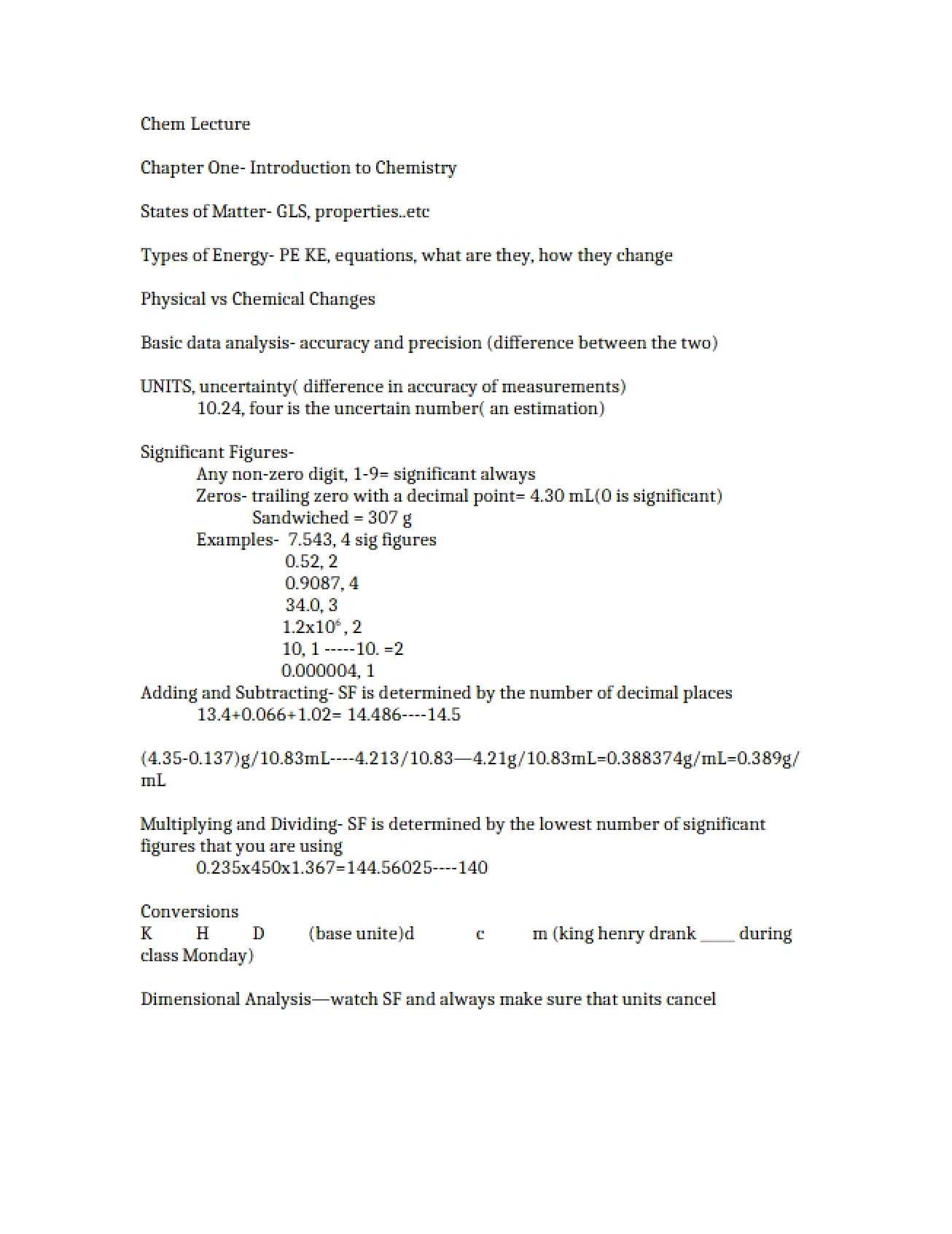 Chapter 1 Chemical Principles