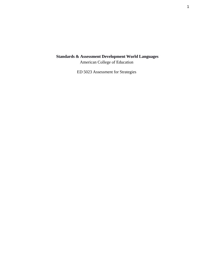 Guide to New York State World Language Standards