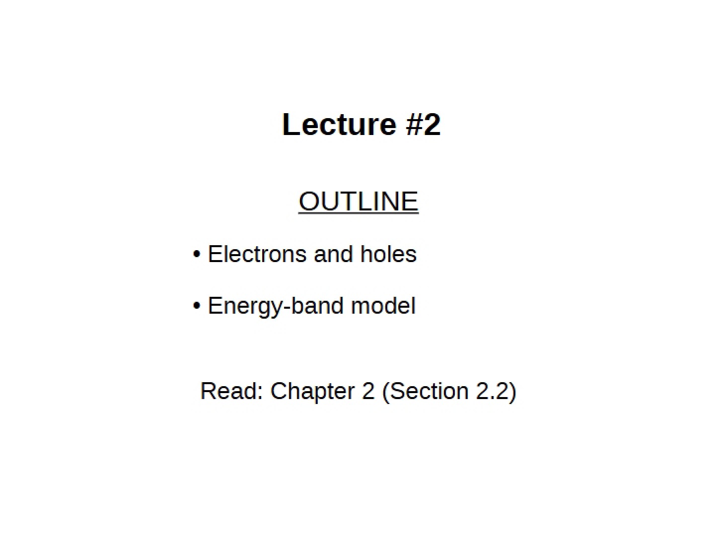 Lecture Text
