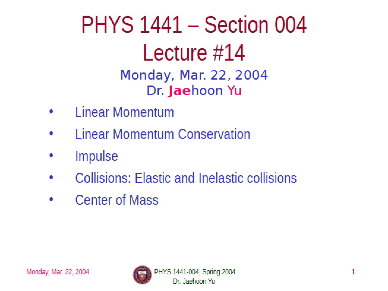Notes from Lecture - 20 Pages