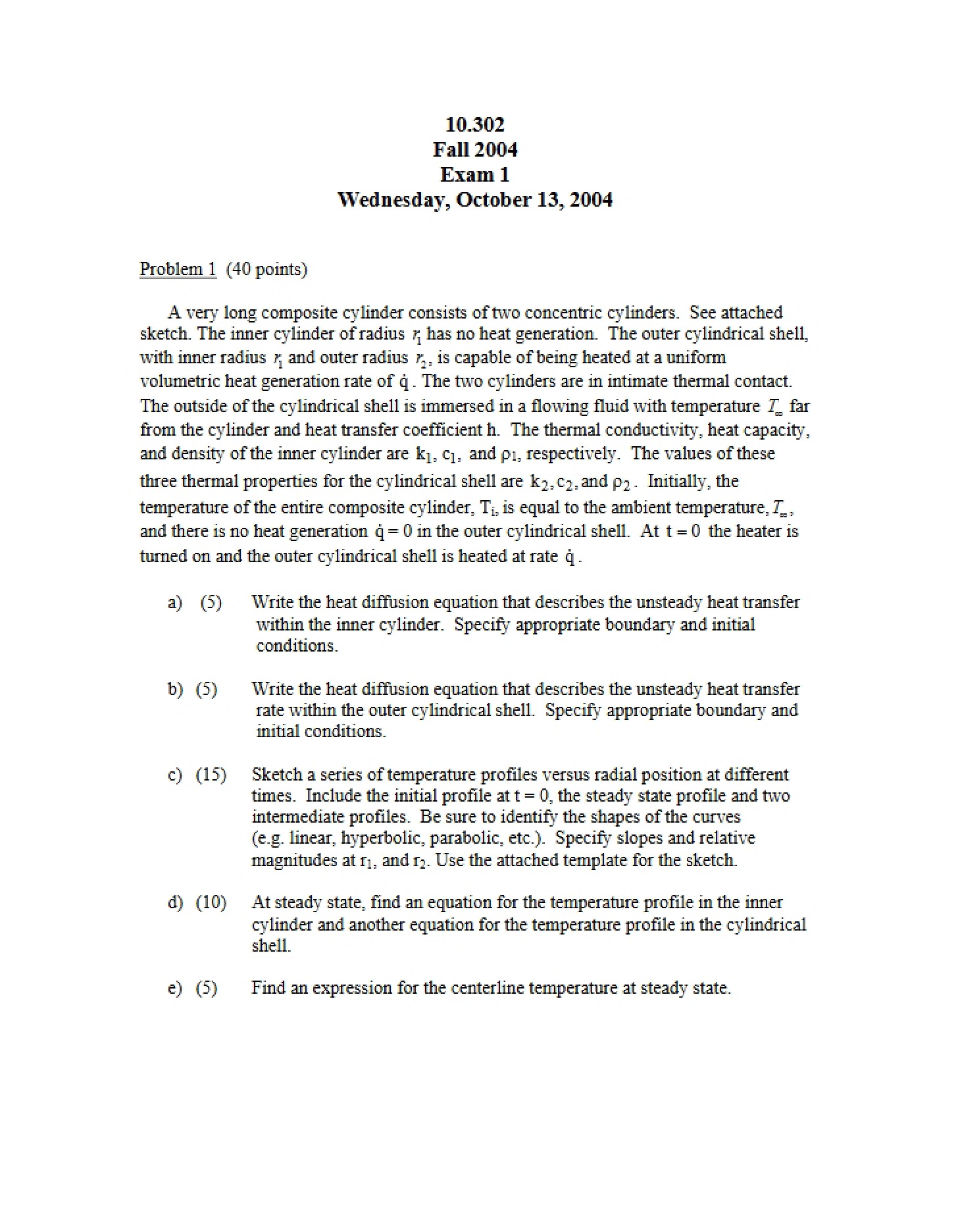 Examination One