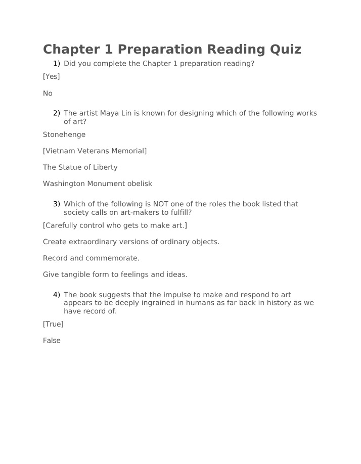 Chapter 1 Reading Quiz