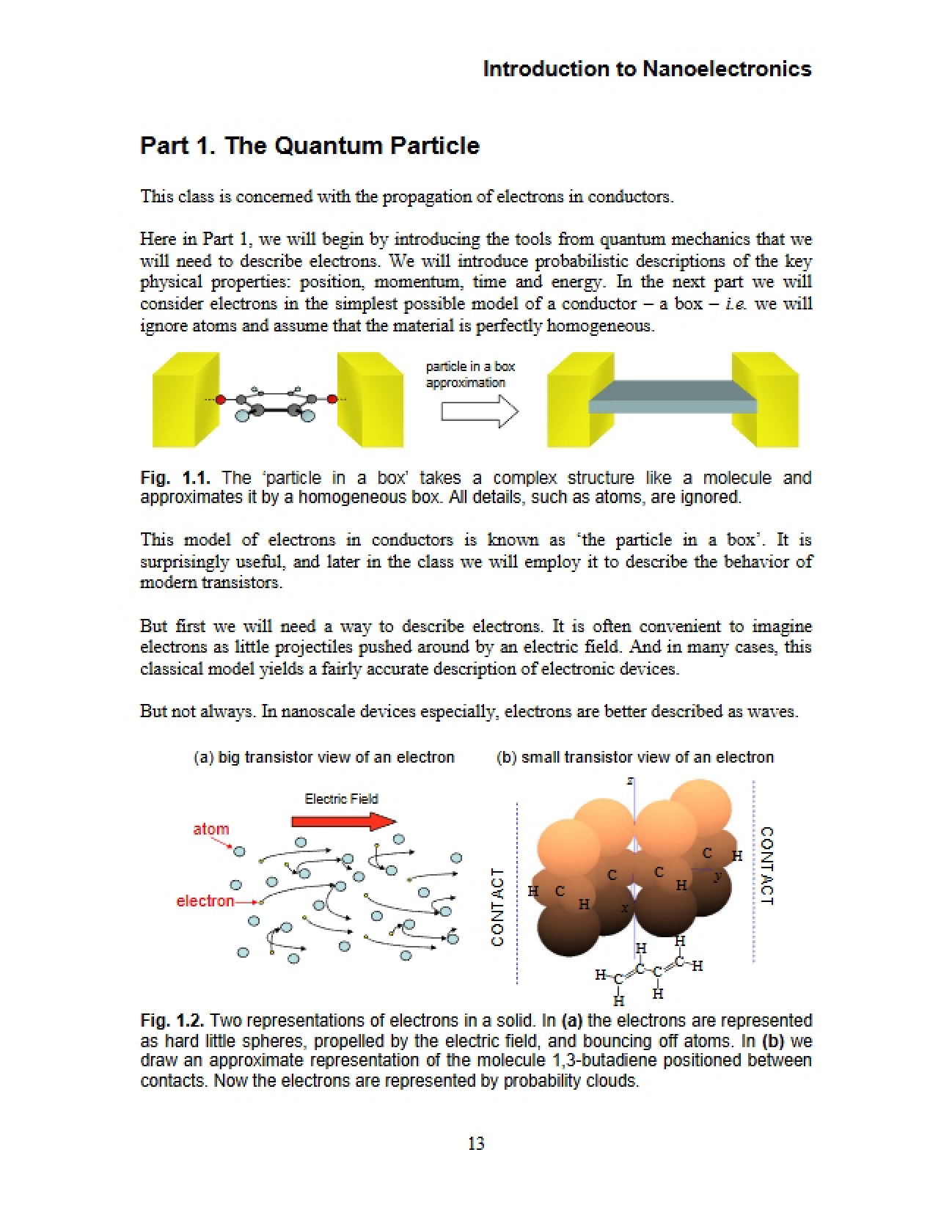 Introduction to Nanoelectronics Field