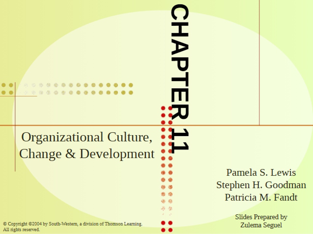 Development, Change, and Culture in Organizations