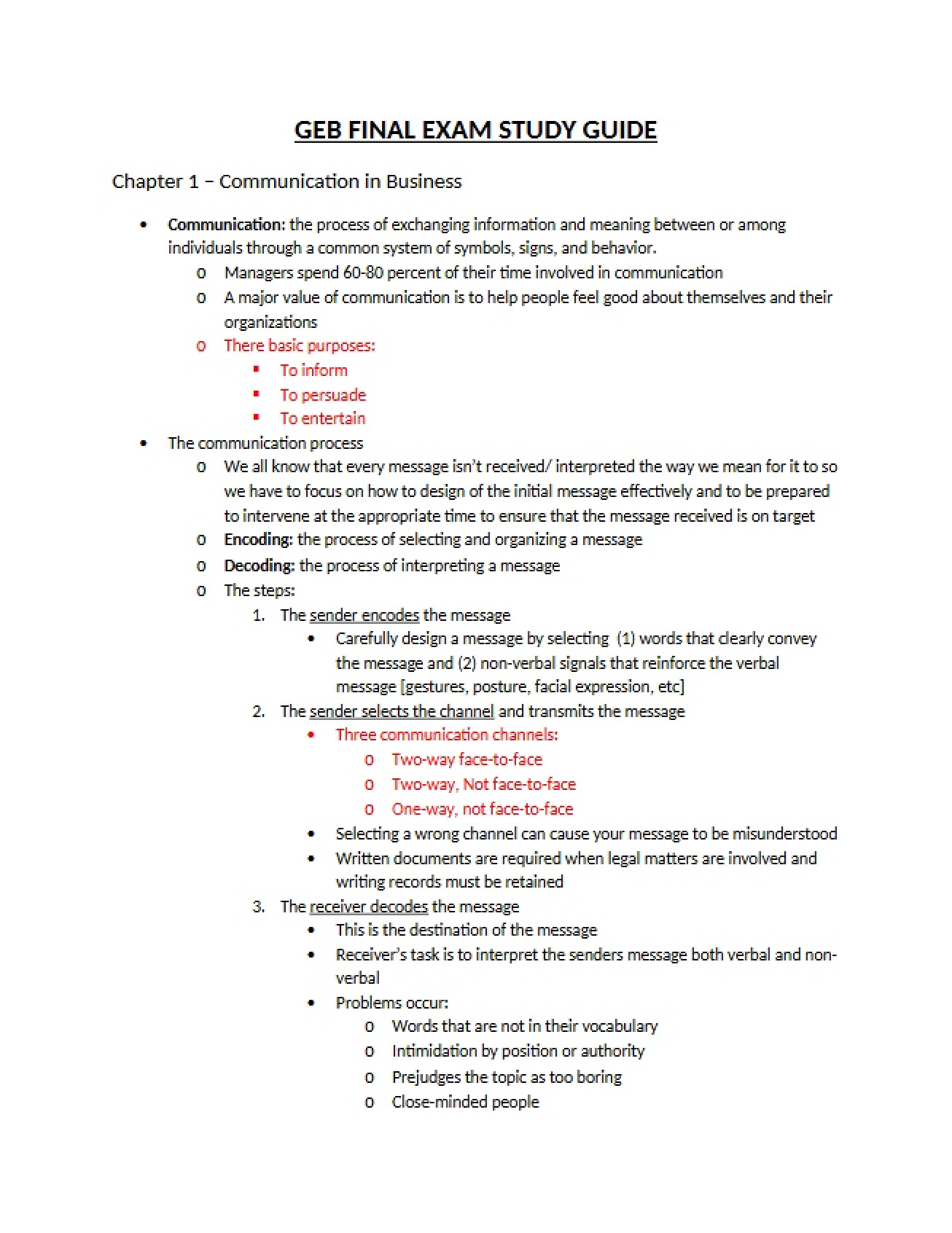 Chapter One A Look at Business Communication