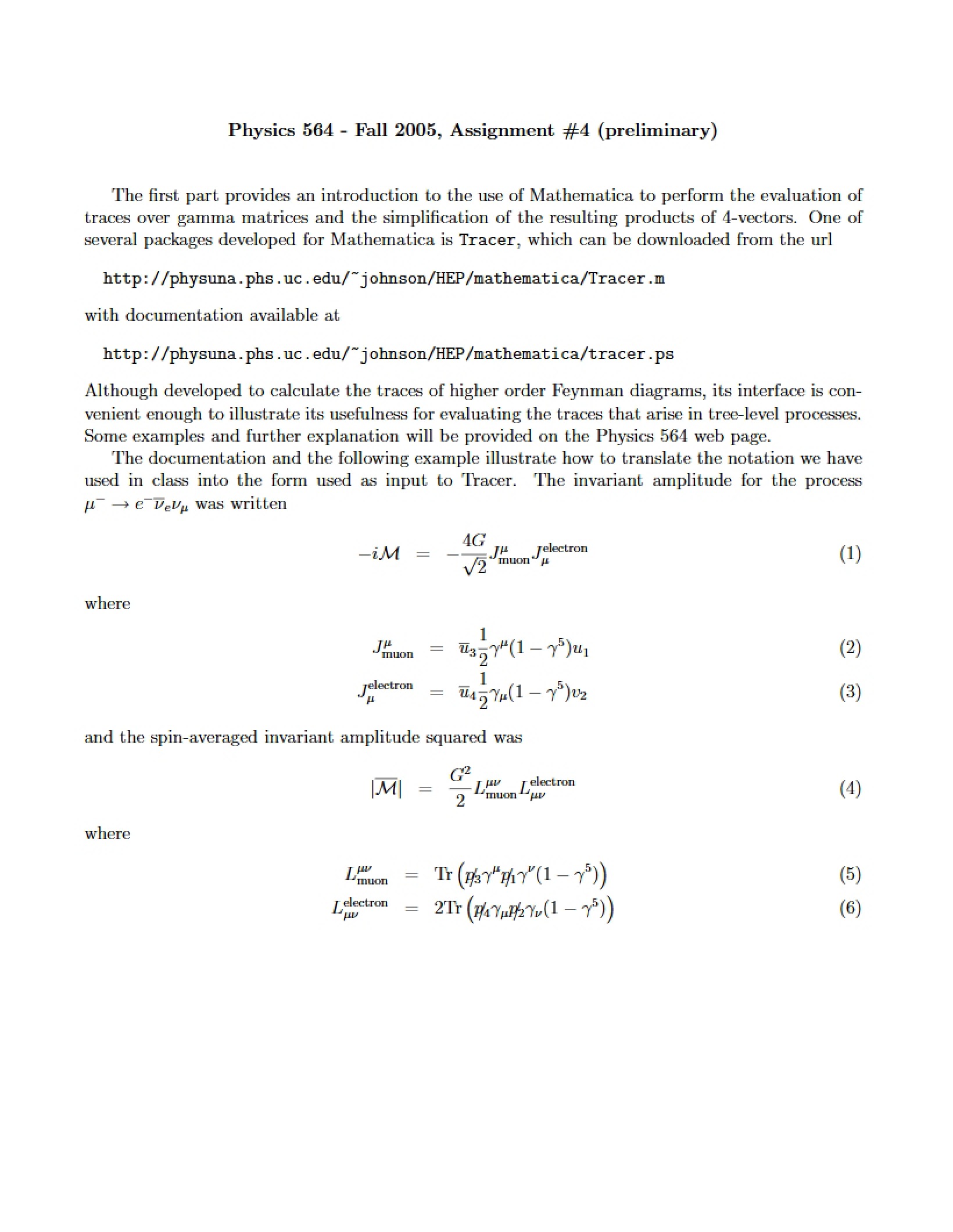 Particle Physics Assignment 4