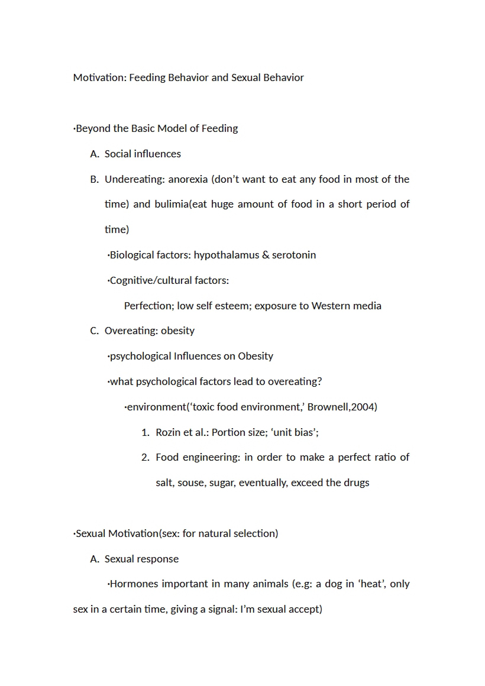 Second Motivation Module