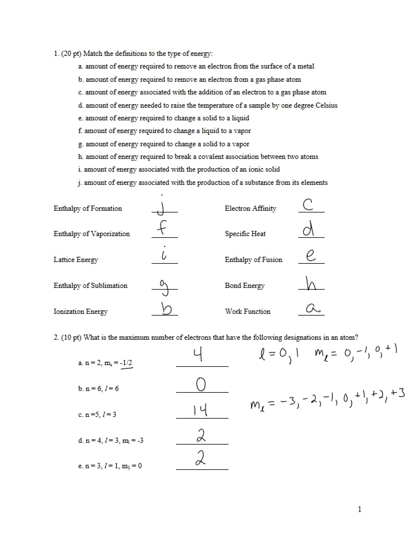 Solutions for Practice Final