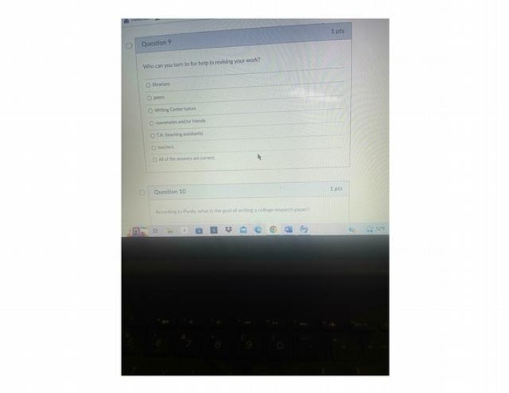 Quiz - University Writing Resources