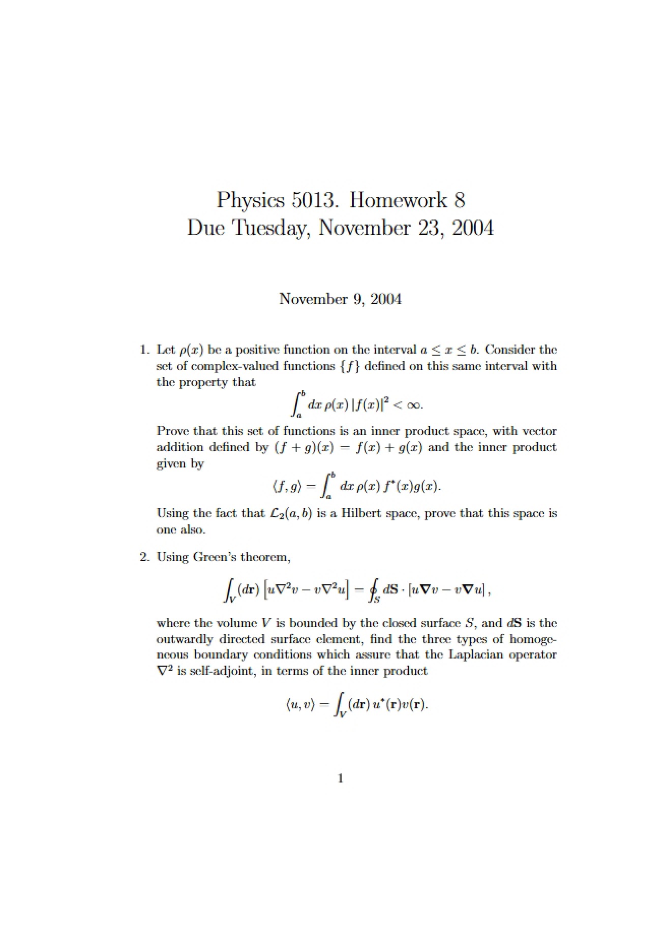 Mathematical Methods Study Notes - 3 Pages