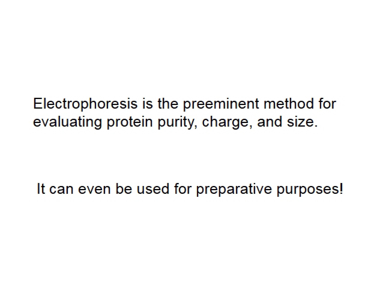 Electrophoresis - Lab Slides