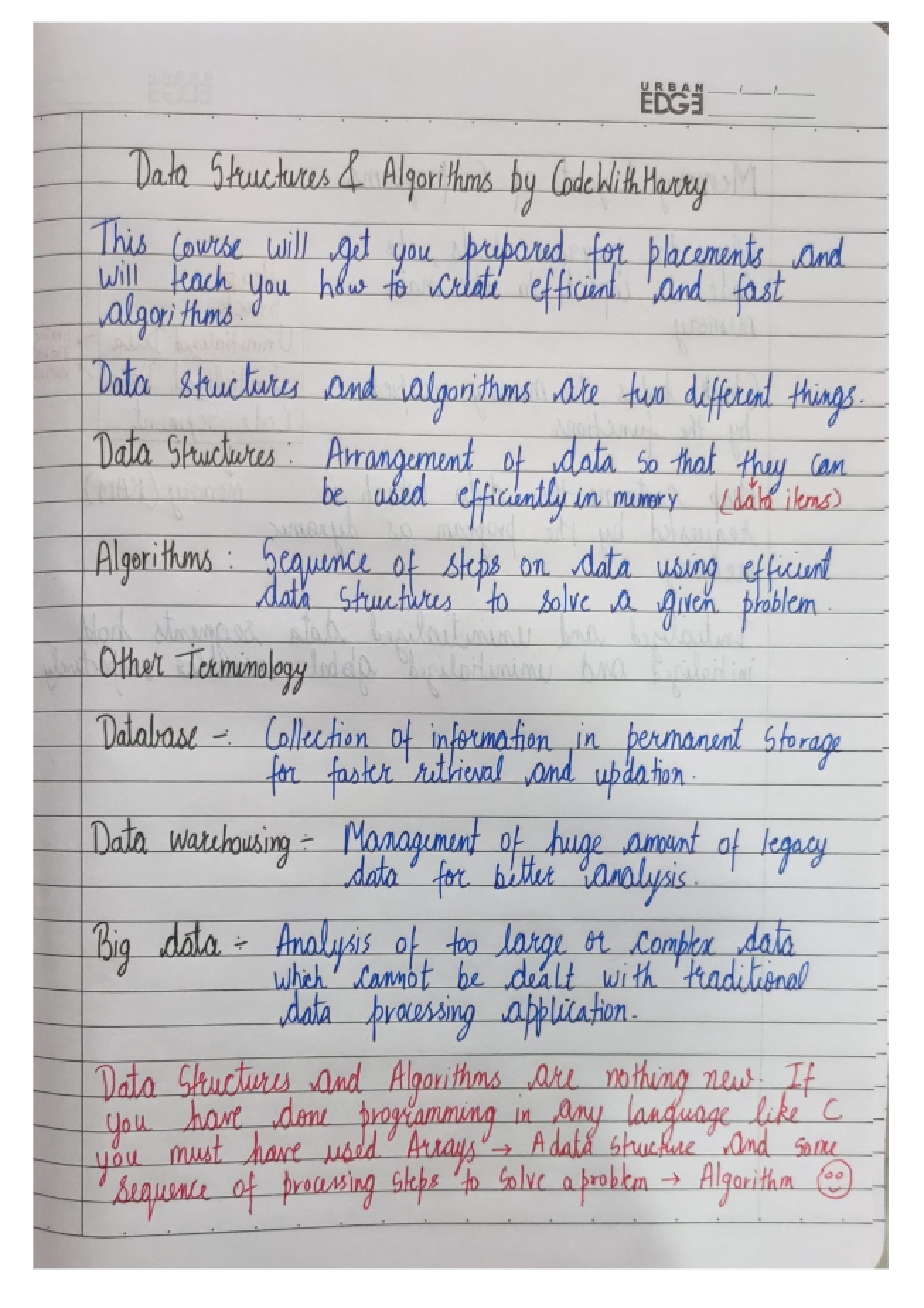 Data Structures and Algorithms (DSA)