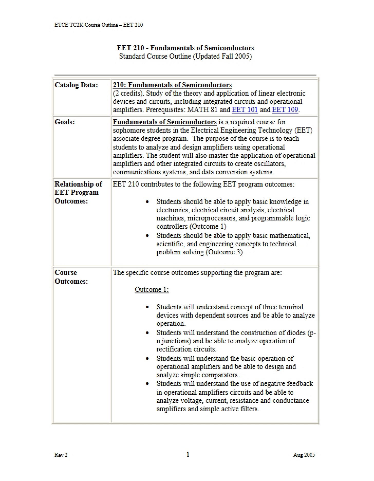 Principles of Semiconductors