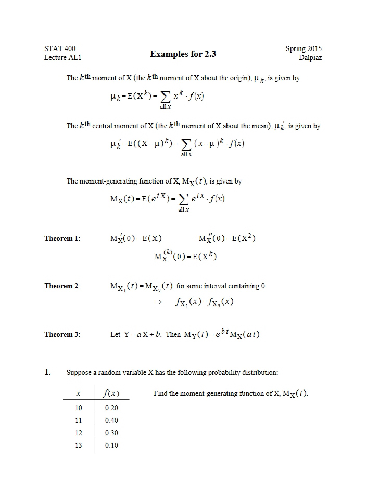 Exercise 2.3