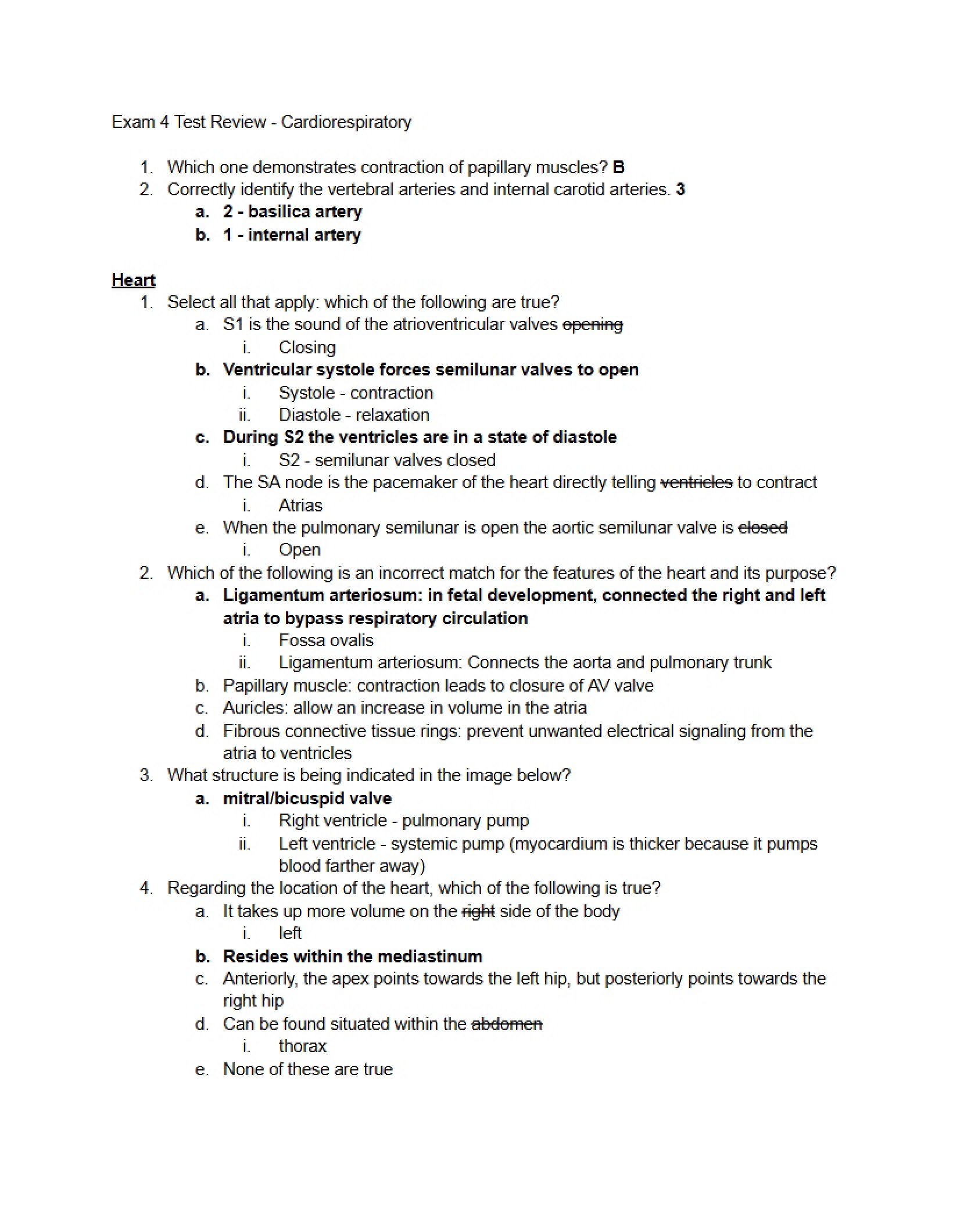 Review for Test 4