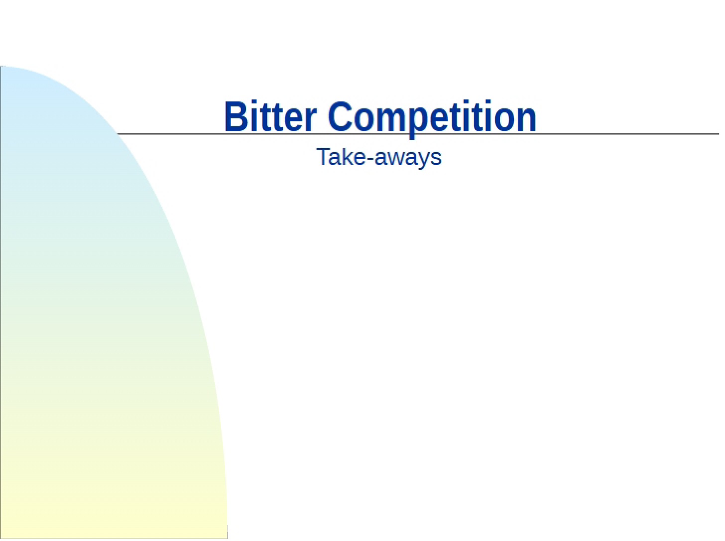 Competition Bitter