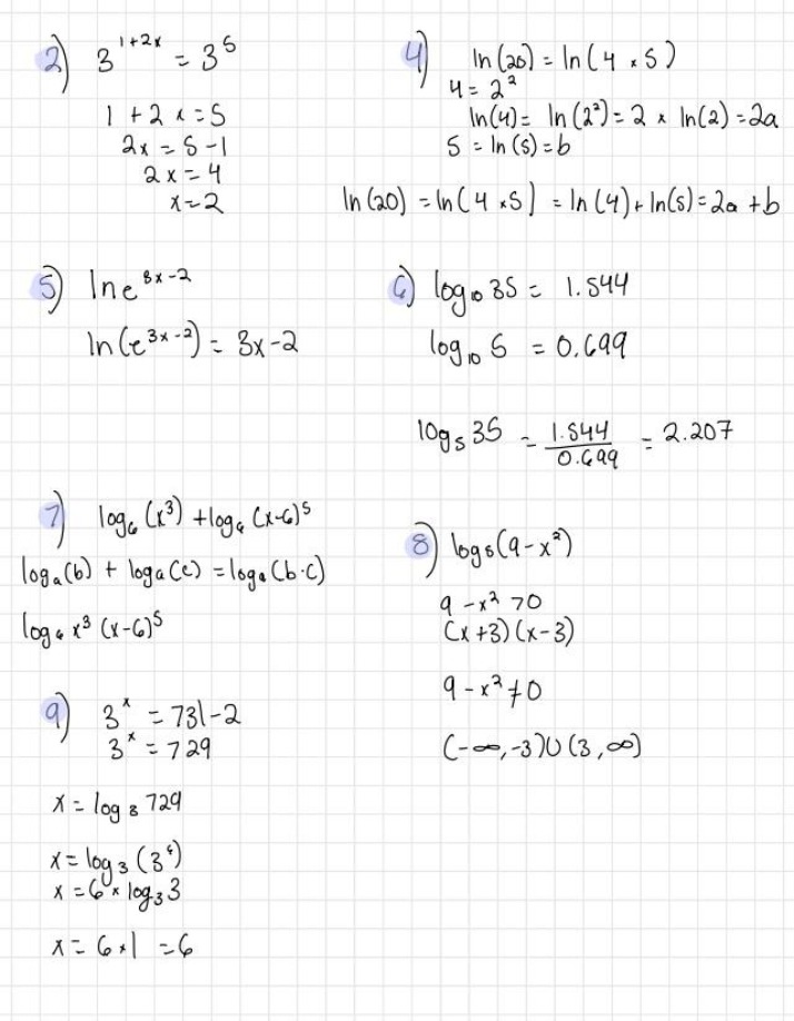 Work for Test 3
