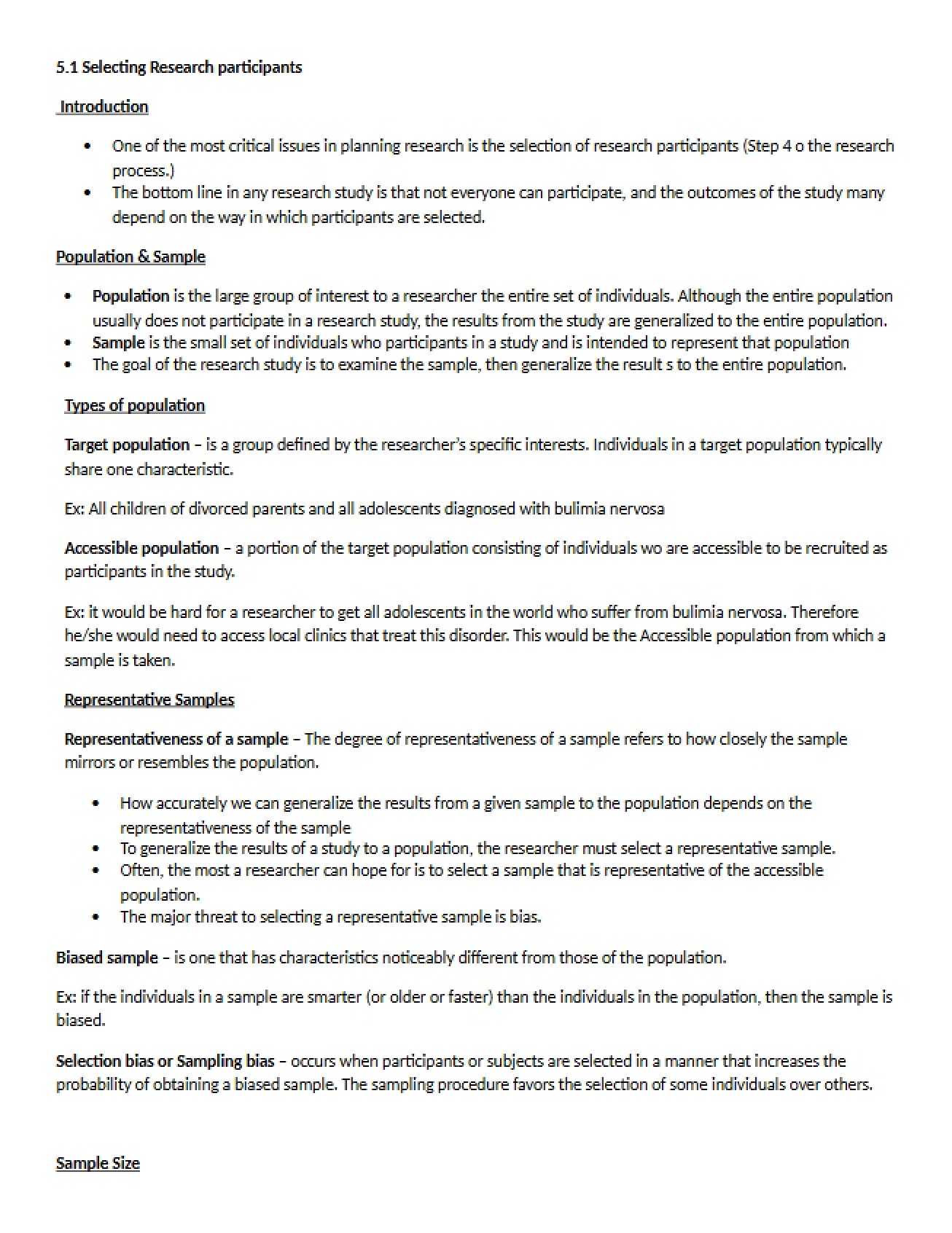 Research Methods Chapter Five