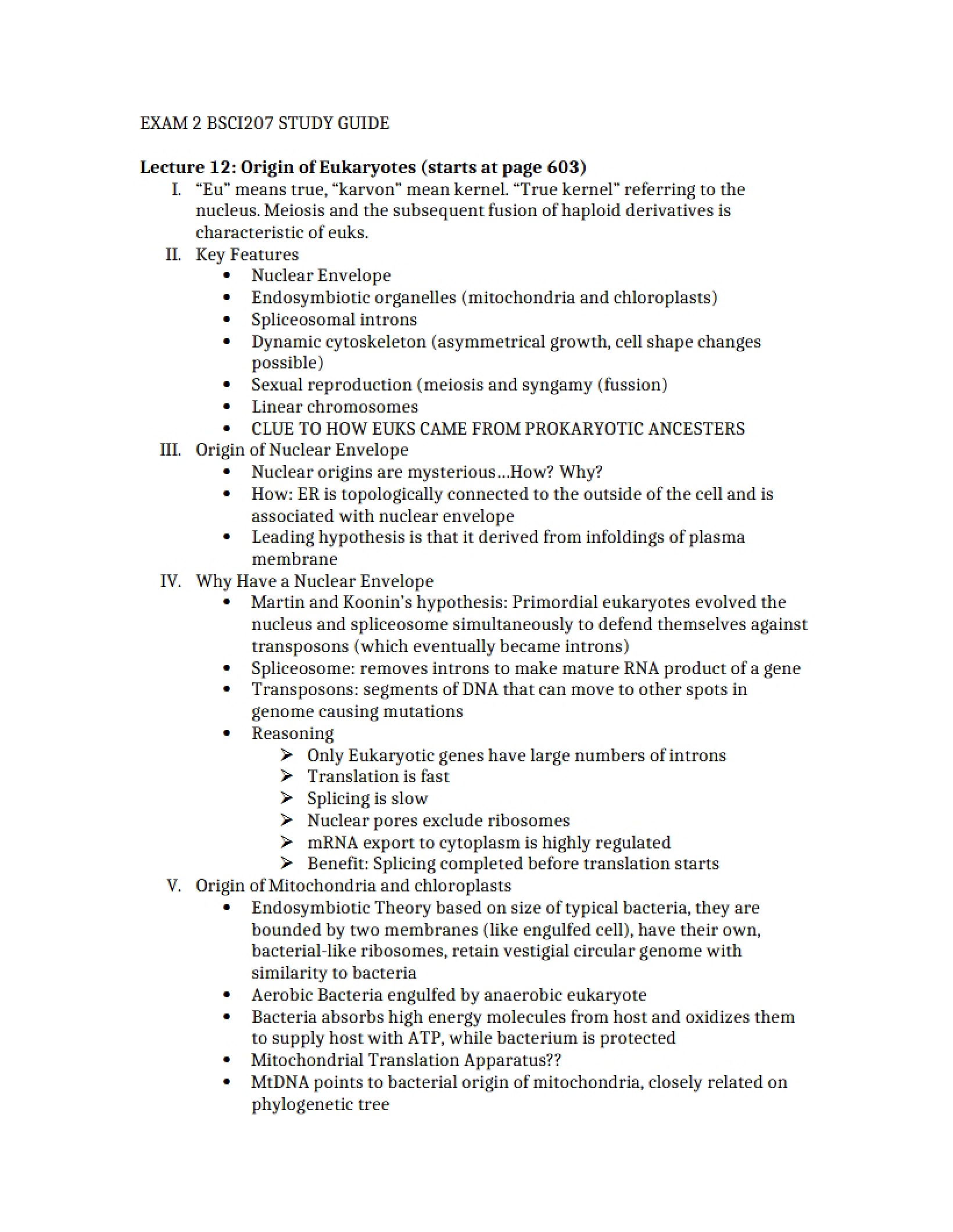Biology Exam 2