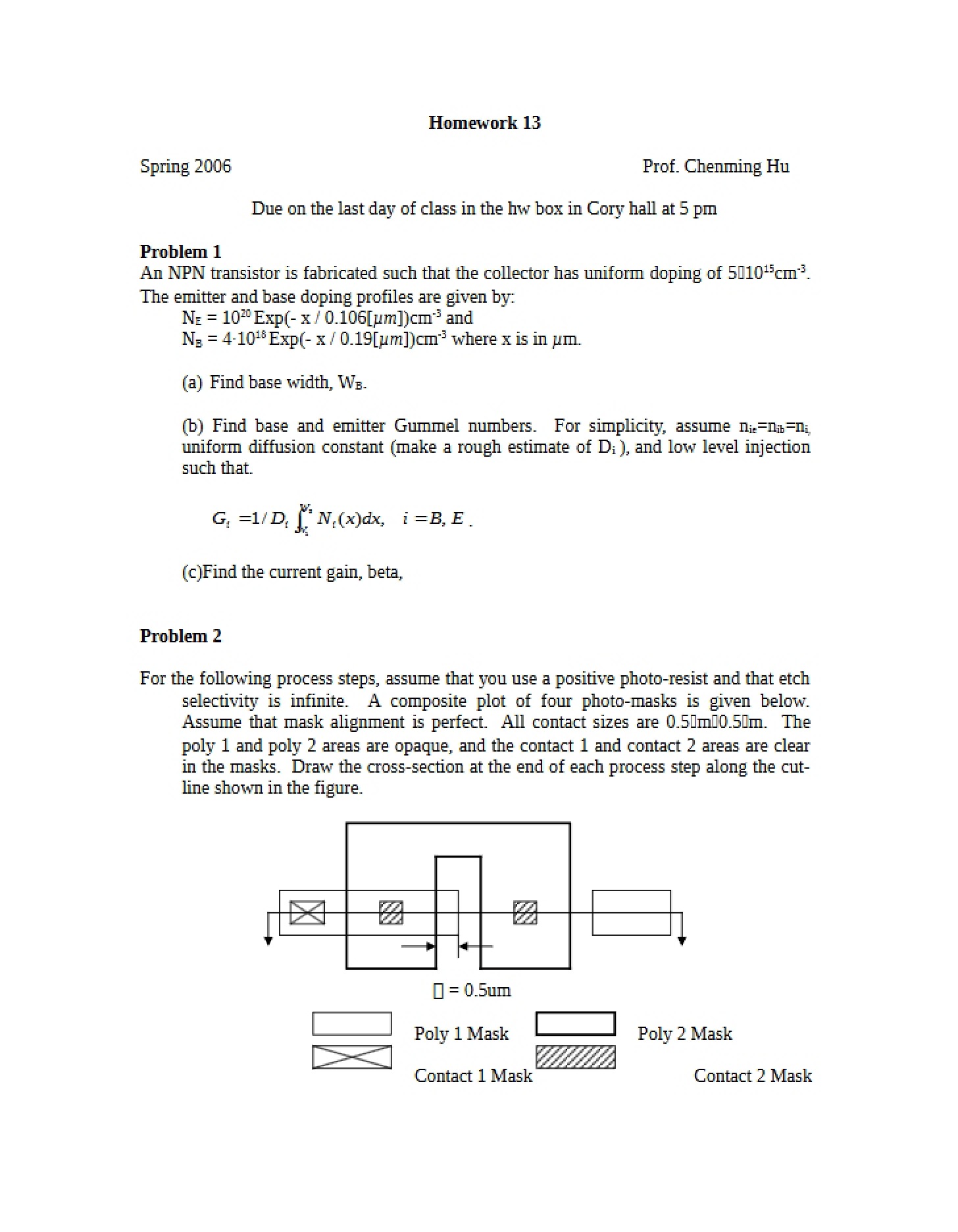 Homework Assignment