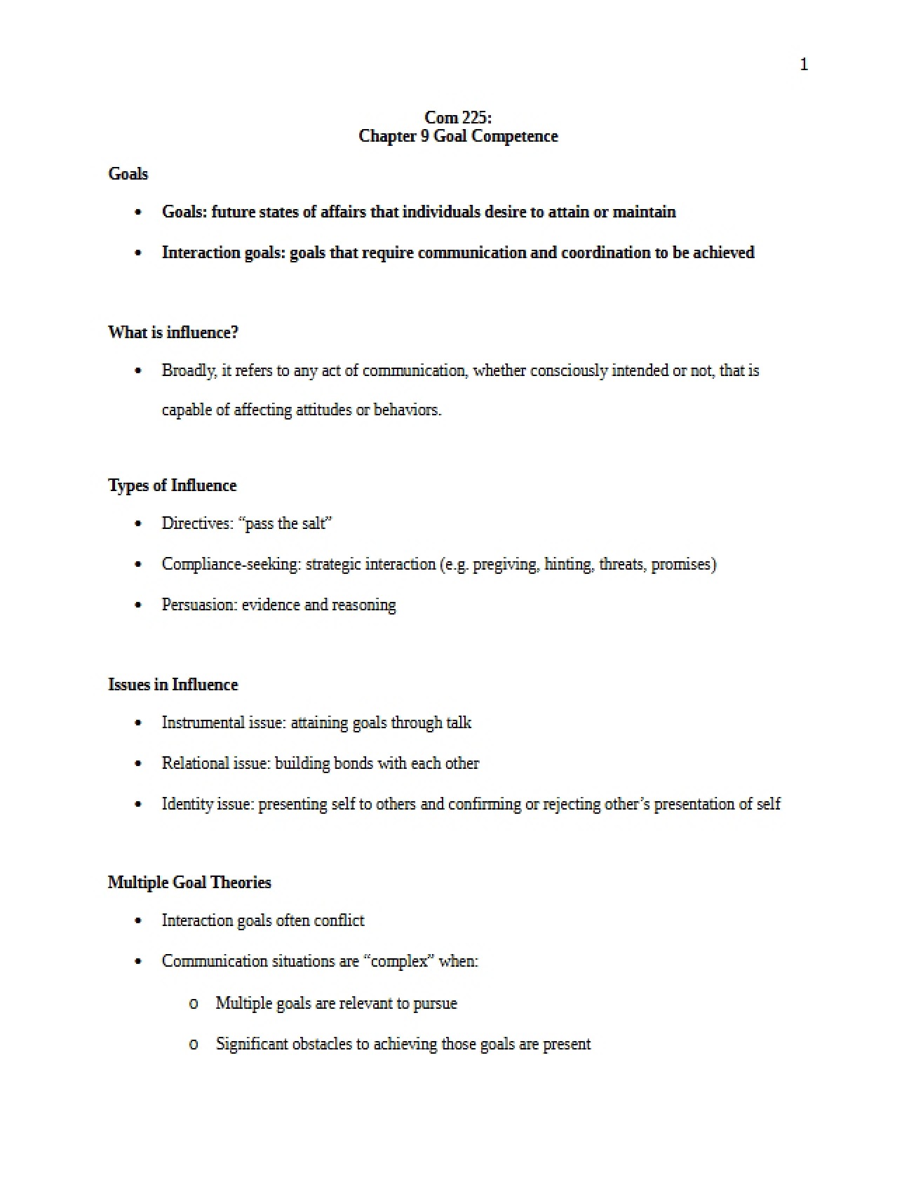 Chapter 9 Outline for Day 13